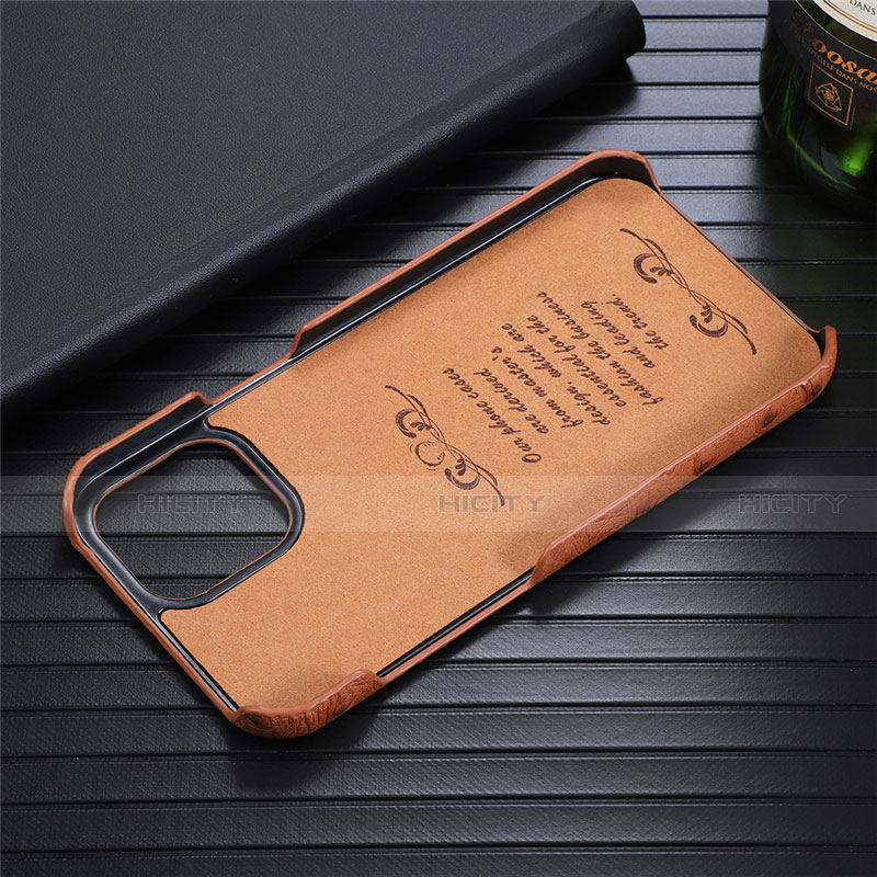 Coque Luxe Cuir Housse Etui R02 pour Apple iPhone 12 Pro Max Plus