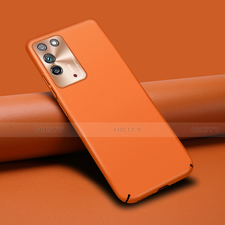 Coque Luxe Cuir Housse Etui R02 pour Huawei Honor X10 5G Orange Plus