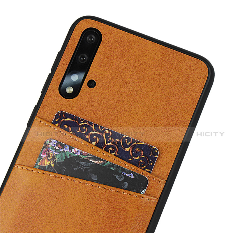 Coque Luxe Cuir Housse Etui R02 pour Huawei Nova 5 Plus