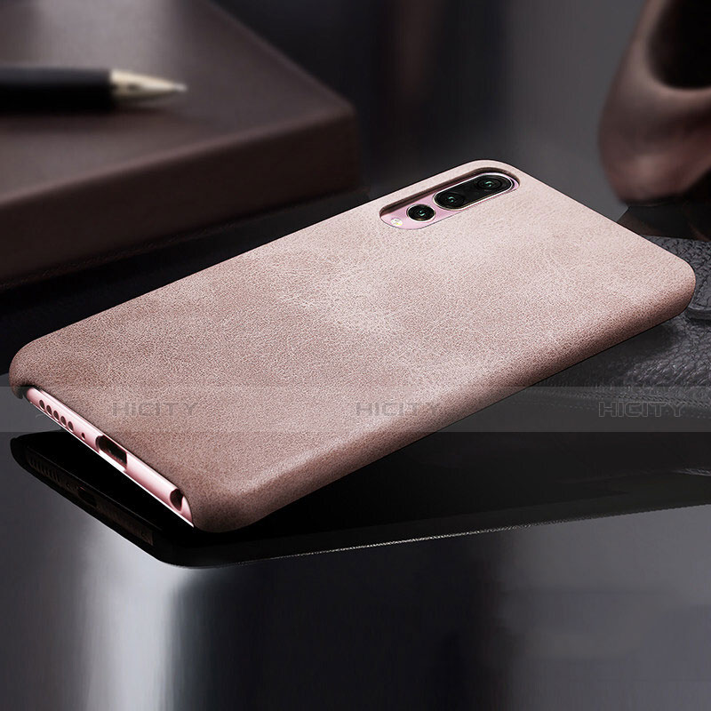 Coque Luxe Cuir Housse Etui R02 pour Huawei P20 Pro Plus