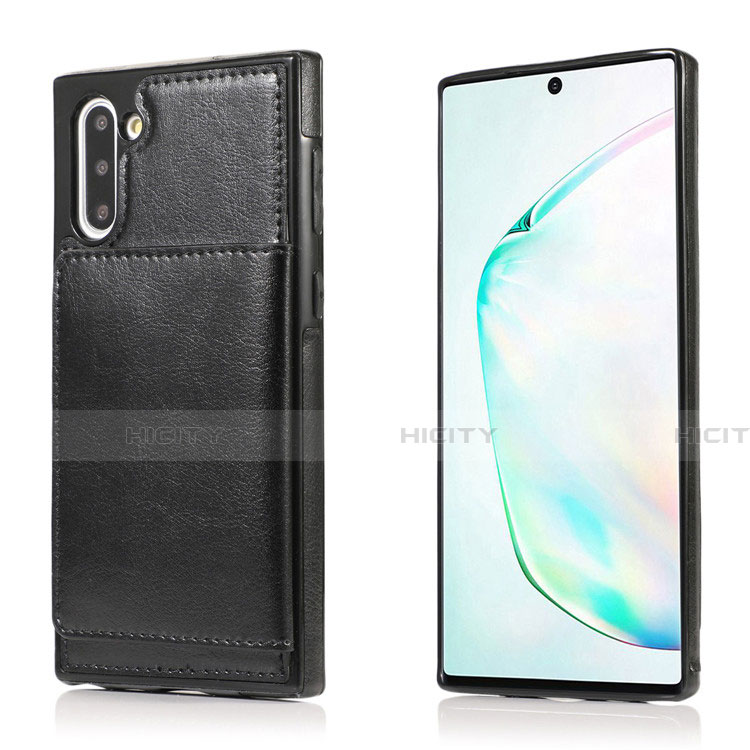 Coque Luxe Cuir Housse Etui R02 pour Samsung Galaxy Note 10 5G Plus