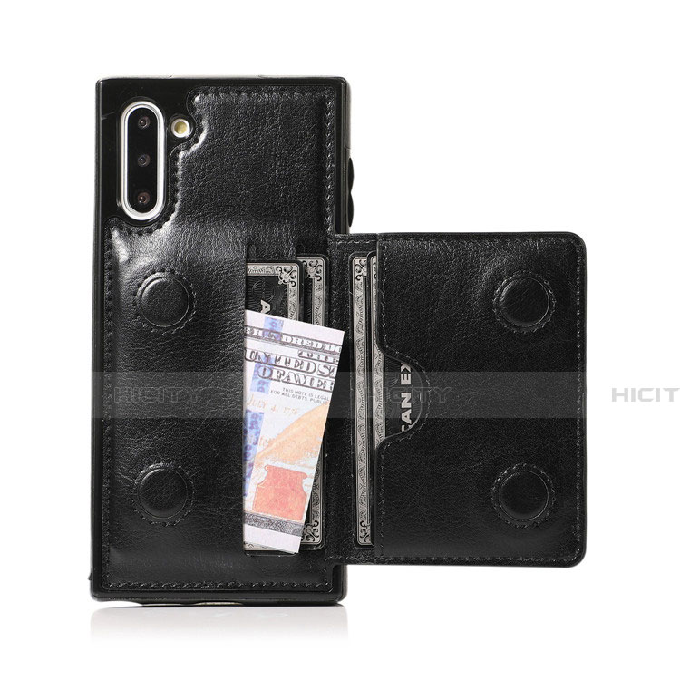 Coque Luxe Cuir Housse Etui R02 pour Samsung Galaxy Note 10 5G Plus