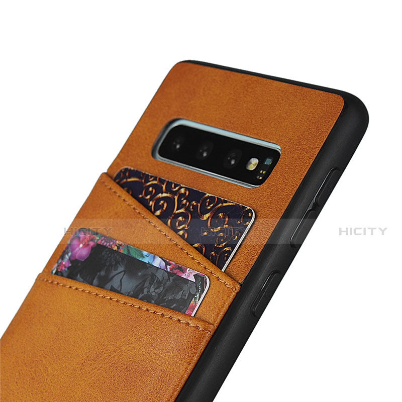 Coque Luxe Cuir Housse Etui R02 pour Samsung Galaxy S10 5G Plus