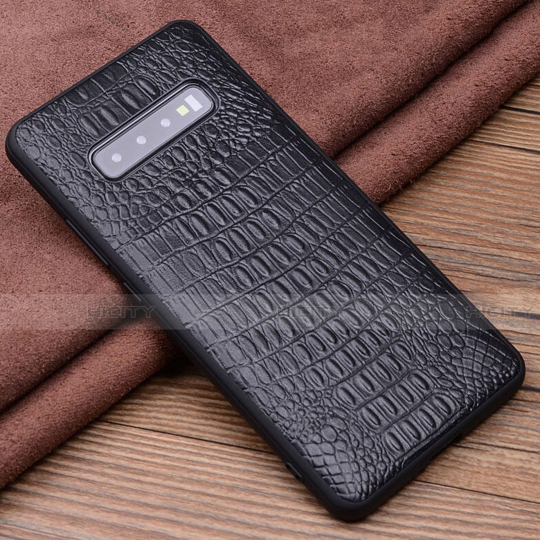 Coque Luxe Cuir Housse Etui R02 pour Samsung Galaxy S10 Plus Plus