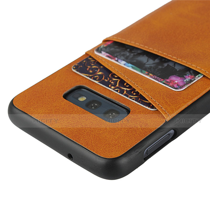 Coque Luxe Cuir Housse Etui R02 pour Samsung Galaxy S10e Plus