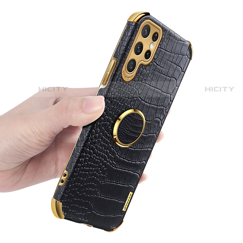 Coque Luxe Cuir Housse Etui R02 pour Samsung Galaxy S21 Ultra 5G Plus