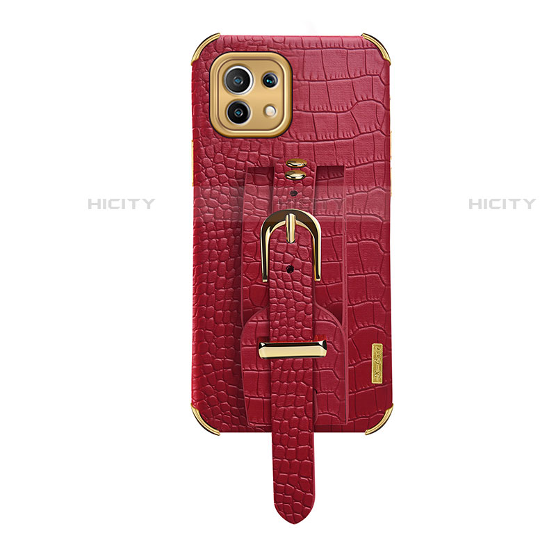 Coque Luxe Cuir Housse Etui R02 pour Xiaomi Mi 11 Lite 5G NE Rouge Plus