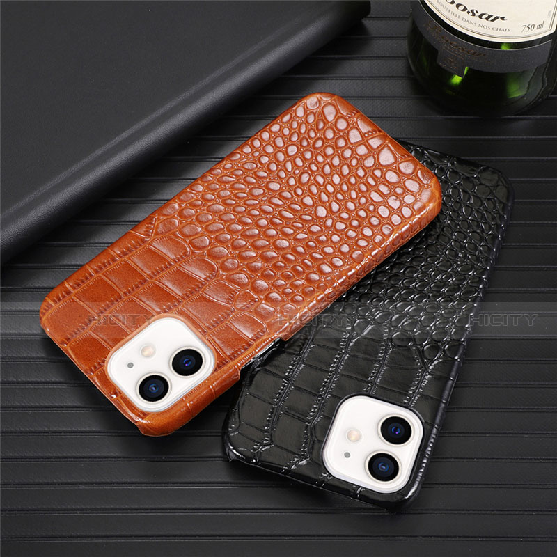 Coque Luxe Cuir Housse Etui R03 pour Apple iPhone 12 Mini Plus