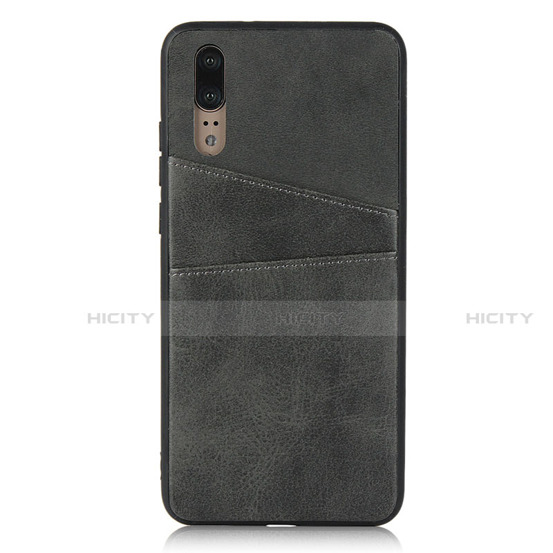 Coque Luxe Cuir Housse Etui R03 pour Huawei P20 Plus