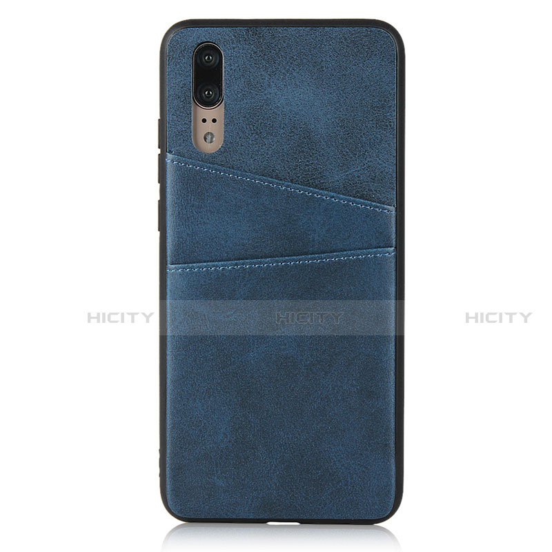 Coque Luxe Cuir Housse Etui R03 pour Huawei P20 Plus