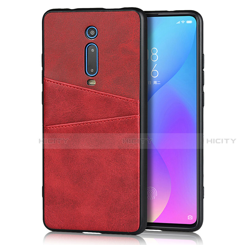 Coque Luxe Cuir Housse Etui R03 pour Xiaomi Mi 9T Pro Rouge Plus