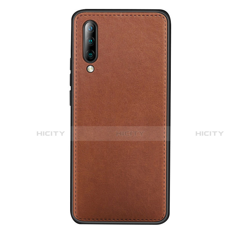 Coque Luxe Cuir Housse Etui R03 pour Xiaomi Mi A3 Marron Plus