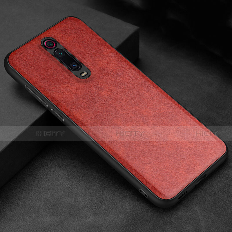 Coque Luxe Cuir Housse Etui R04 pour Xiaomi Mi 9T Rouge Plus