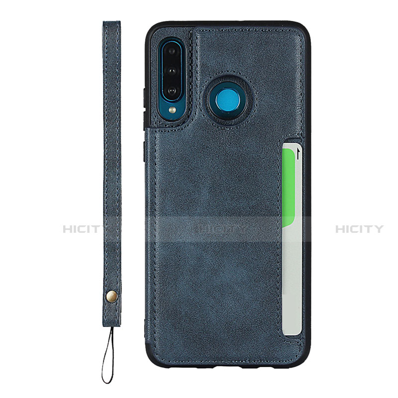 Coque Luxe Cuir Housse Etui R05 pour Huawei Nova 4e Plus