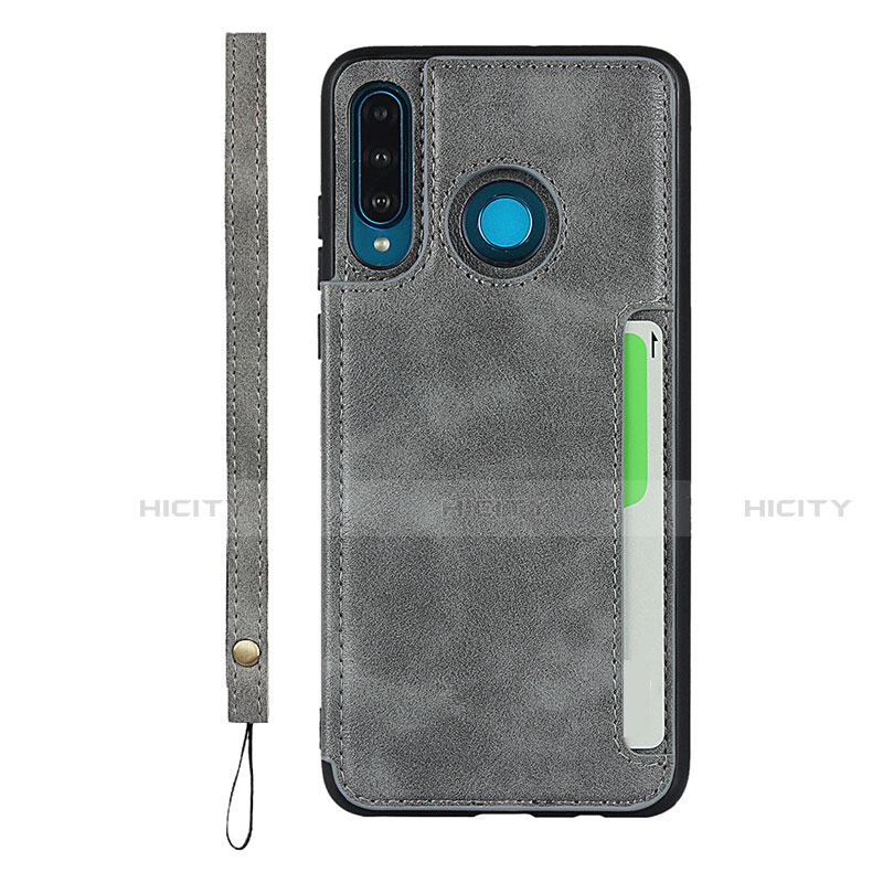 Coque Luxe Cuir Housse Etui R05 pour Huawei Nova 4e Plus