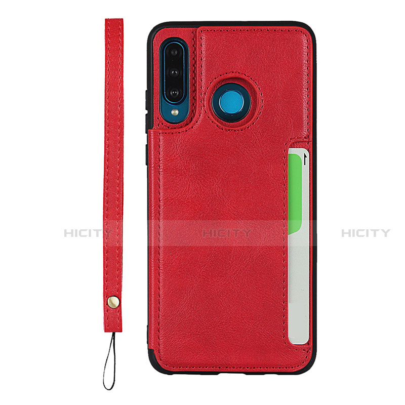 Coque Luxe Cuir Housse Etui R05 pour Huawei Nova 4e Plus