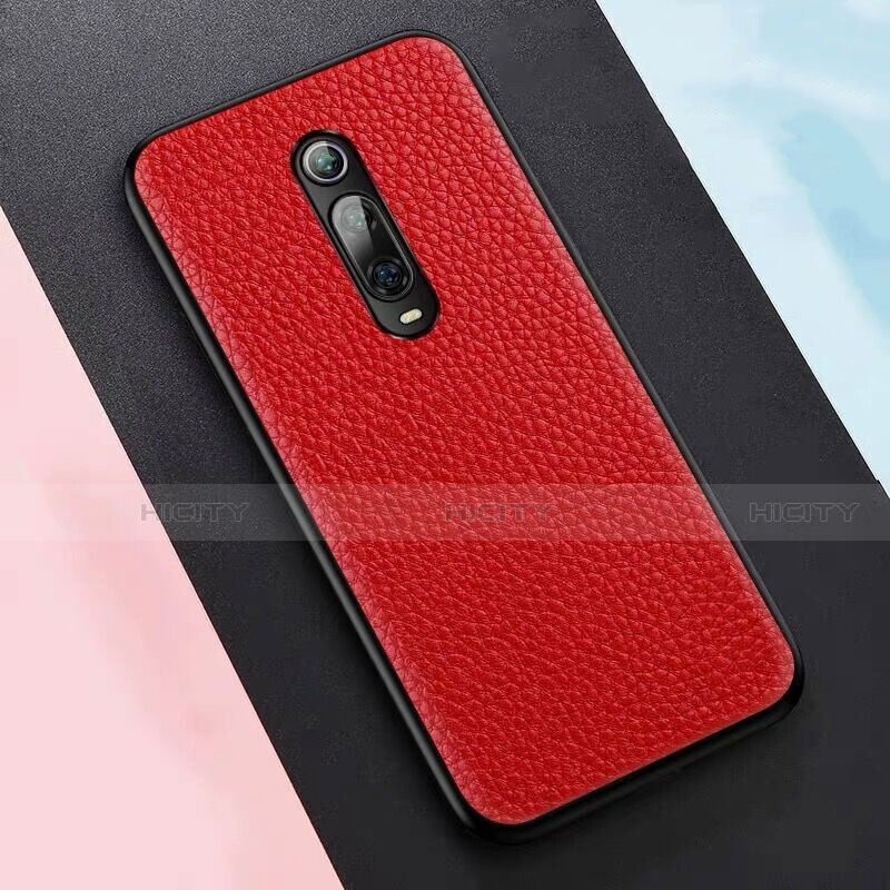 Coque Luxe Cuir Housse Etui R05 pour Xiaomi Mi 9T Pro Rouge Plus