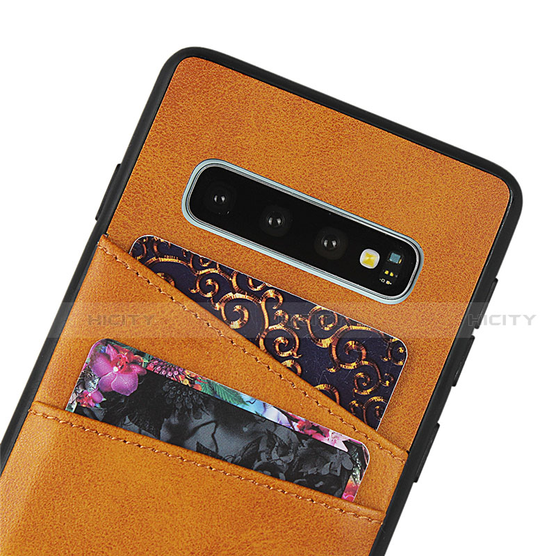 Coque Luxe Cuir Housse Etui R06 pour Samsung Galaxy S10 Plus Plus