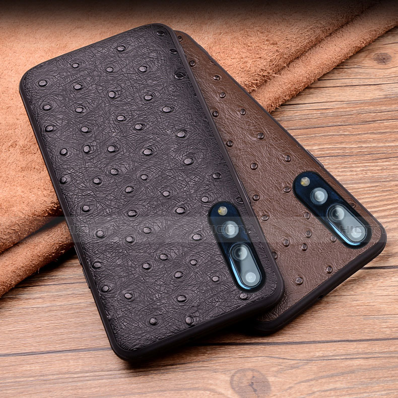 Coque Luxe Cuir Housse Etui R08 pour Huawei P20 Pro Plus