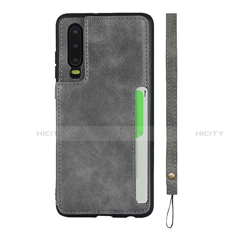 Coque Luxe Cuir Housse Etui R08 pour Huawei P30 Plus