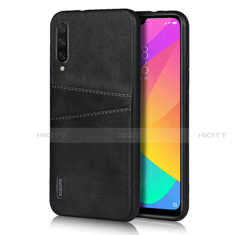 Coque Luxe Cuir Housse Etui R08 pour Xiaomi Mi A3 Noir Plus