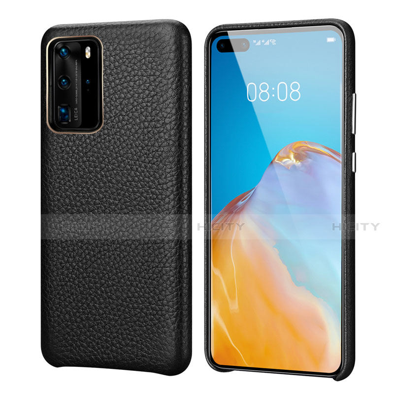 Coque Luxe Cuir Housse Etui R09 pour Huawei P40 Pro Plus