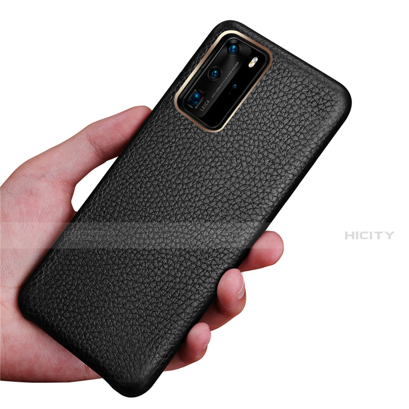 Coque Luxe Cuir Housse Etui R09 pour Huawei P40 Pro Plus