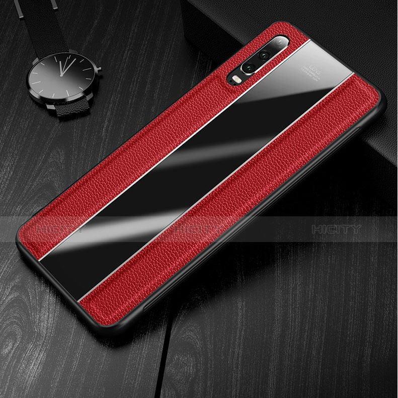 Coque Luxe Cuir Housse Etui S01 pour Huawei P30 Plus