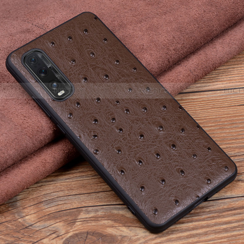 Coque Luxe Cuir Housse Etui S01 pour Oppo Find X2 Plus