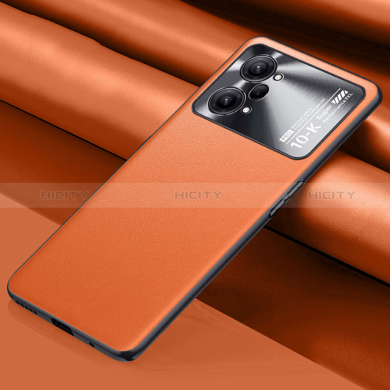 Coque Luxe Cuir Housse Etui S01 pour Oppo K10 Pro 5G Orange Plus