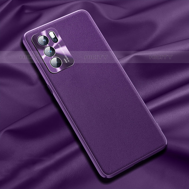 Coque Luxe Cuir Housse Etui S01 pour Oppo Reno6 Pro 5G India Plus