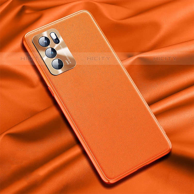 Coque Luxe Cuir Housse Etui S01 pour Oppo Reno6 Pro 5G India Plus