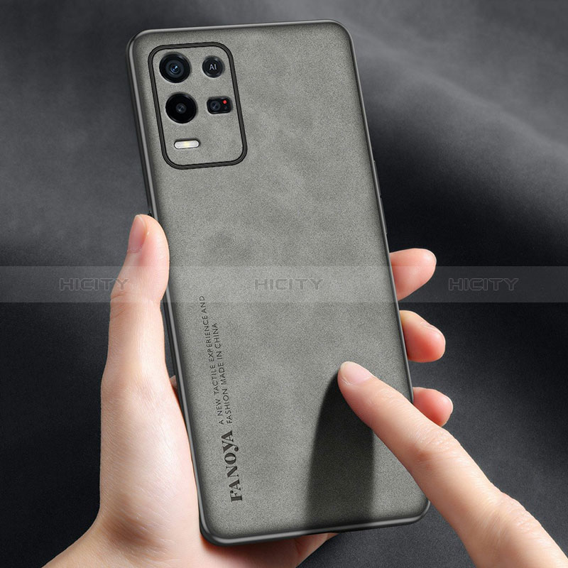 Coque Luxe Cuir Housse Etui S01 pour Realme 8 5G Plus