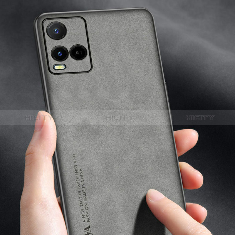 Coque Luxe Cuir Housse Etui S01 pour Vivo Y21a Plus