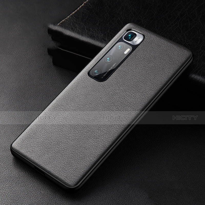 Coque Luxe Cuir Housse Etui S01 pour Xiaomi Mi 10 Ultra Noir Plus