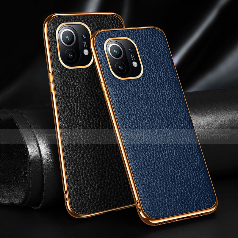 Coque Luxe Cuir Housse Etui S01 pour Xiaomi Mi 11 5G Plus