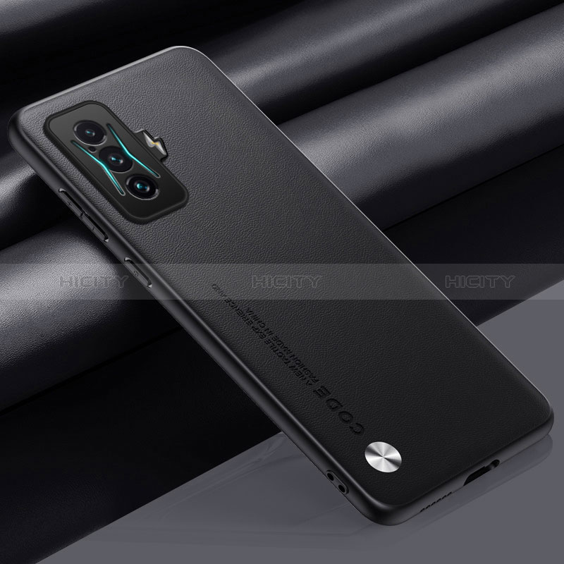 Coque Luxe Cuir Housse Etui S01 pour Xiaomi Poco F4 GT 5G Noir Plus