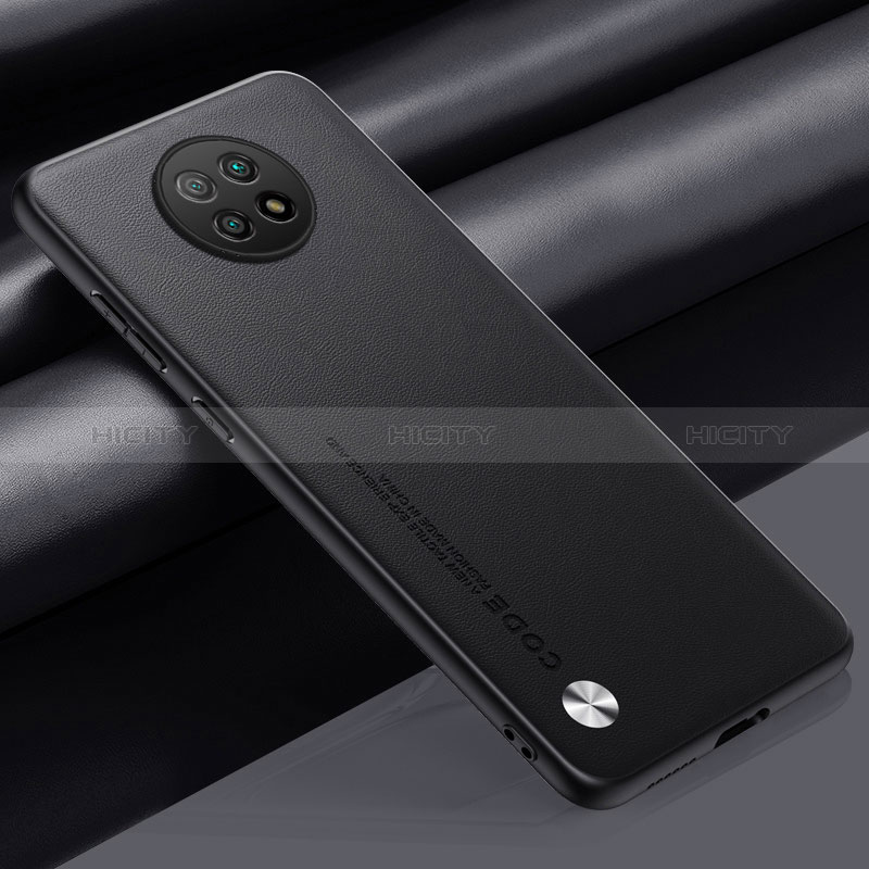 Coque Luxe Cuir Housse Etui S01 pour Xiaomi Redmi Note 9T 5G Noir Plus