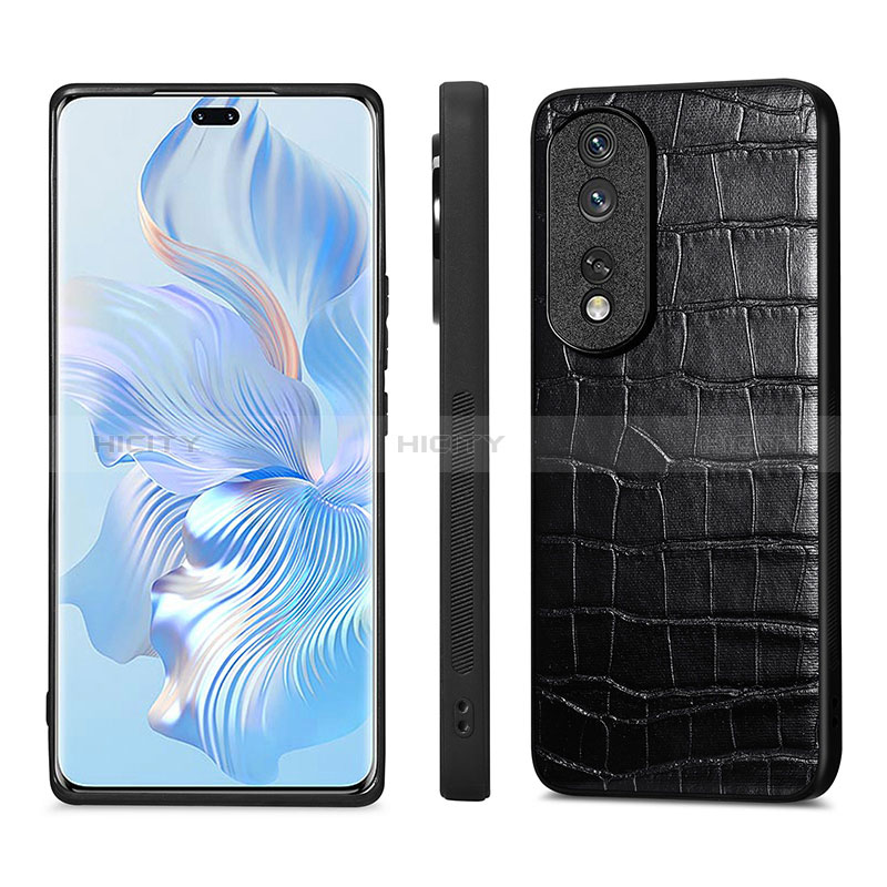 Coque Luxe Cuir Housse Etui S01D pour Huawei Honor 80 Pro Flat 5G Plus