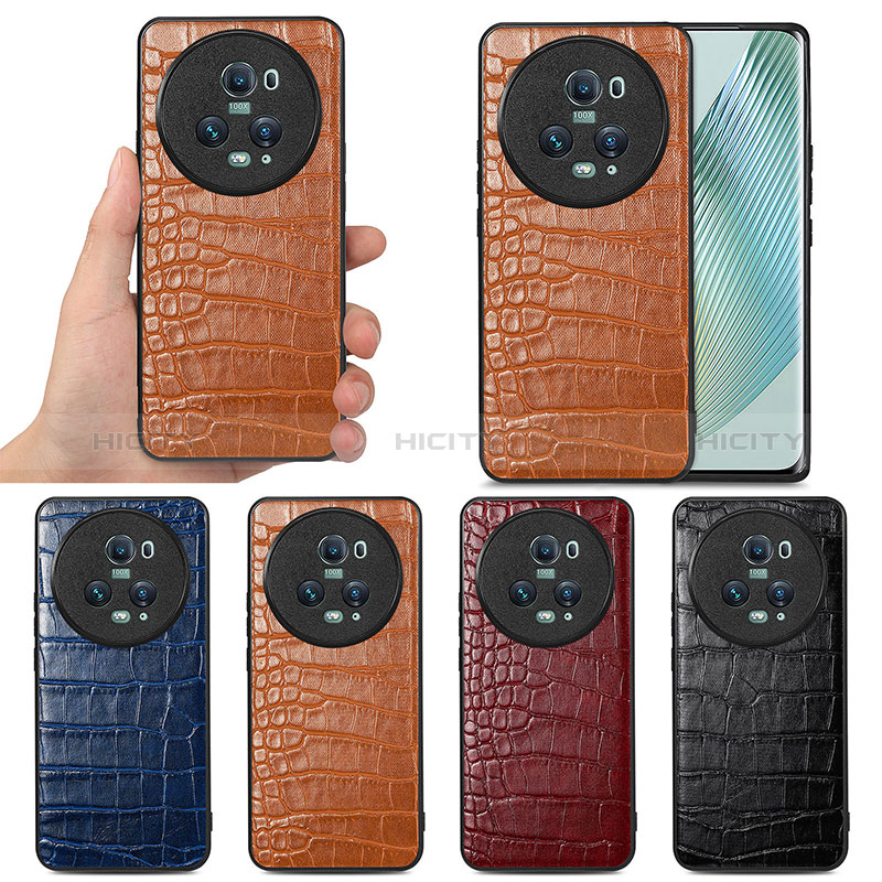 Coque Luxe Cuir Housse Etui S01D pour Huawei Honor Magic5 Pro 5G Plus