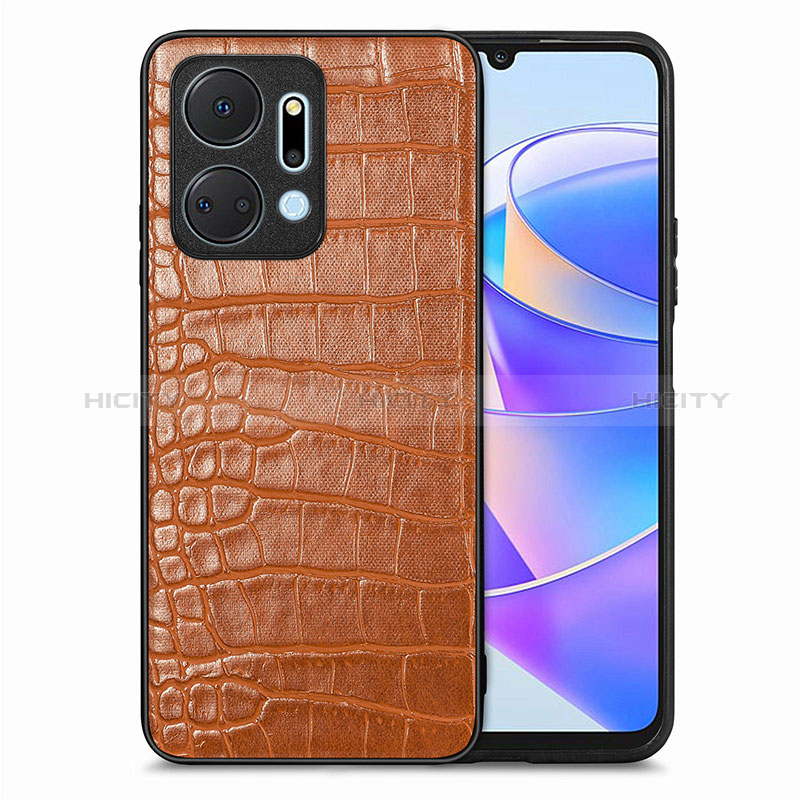 Coque Luxe Cuir Housse Etui S01D pour Huawei Honor X7a Plus