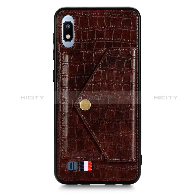 Coque Luxe Cuir Housse Etui S01D pour Samsung Galaxy A10 Plus