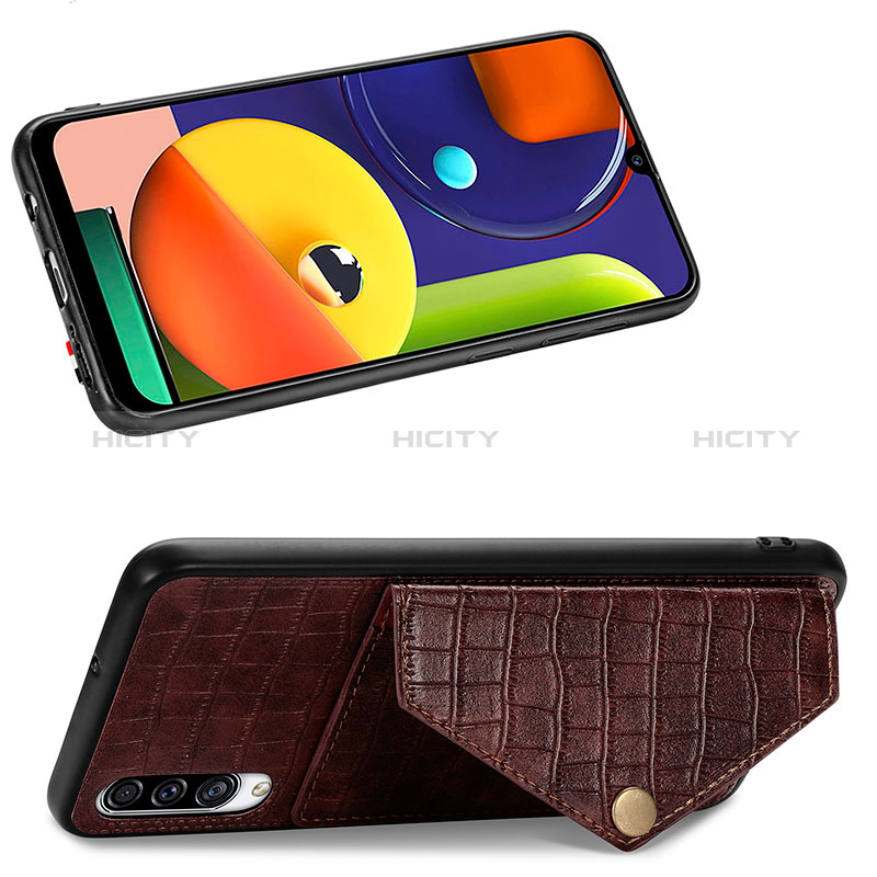 Coque Luxe Cuir Housse Etui S01D pour Samsung Galaxy A30S Plus