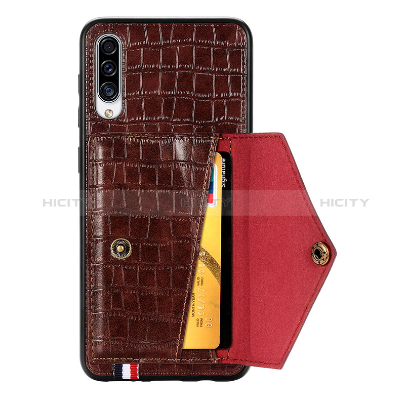 Coque Luxe Cuir Housse Etui S01D pour Samsung Galaxy A50S Plus