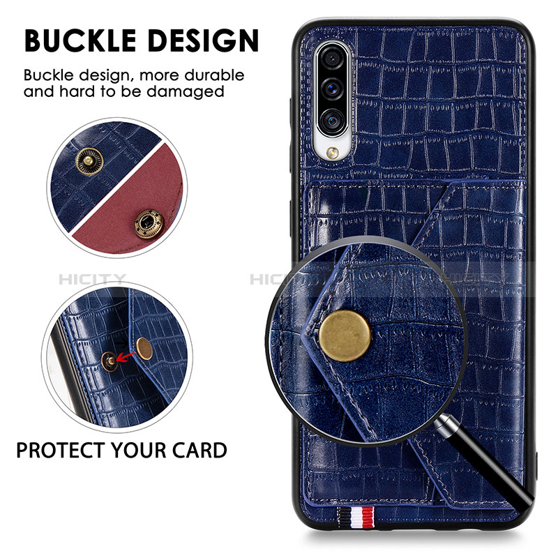 Coque Luxe Cuir Housse Etui S01D pour Samsung Galaxy A70S Plus