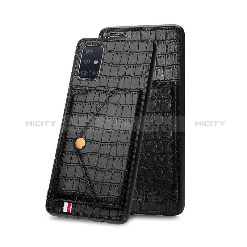 Coque Luxe Cuir Housse Etui S01D pour Samsung Galaxy A71 5G Plus