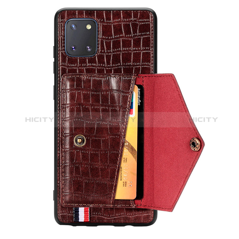 Coque Luxe Cuir Housse Etui S01D pour Samsung Galaxy A81 Plus