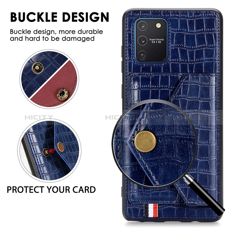 Coque Luxe Cuir Housse Etui S01D pour Samsung Galaxy A91 Plus