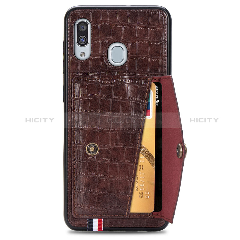 Coque Luxe Cuir Housse Etui S01D pour Samsung Galaxy M10S Plus