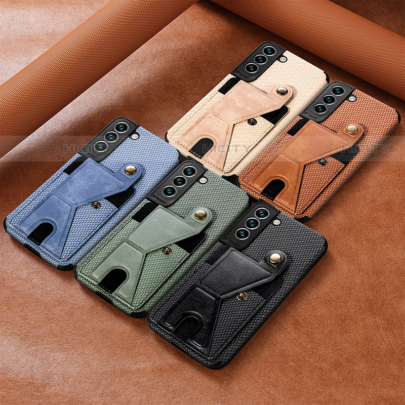 Coque Luxe Cuir Housse Etui S01D pour Samsung Galaxy S21 FE 5G Plus